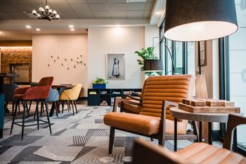 Lobby Lounge at Industrie Apartments, Albany, 12207